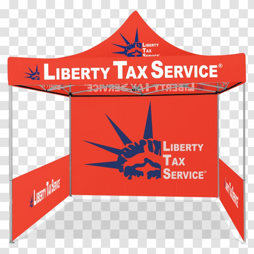 Liberty Tax Service Tent Pop Up Canopy - Red Transparent PNG
