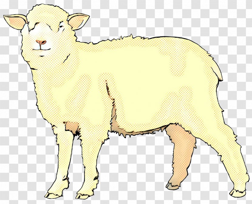 Sheep Cattle Whiskers Clip Art Mammal - Terrestrial Animal Transparent PNG