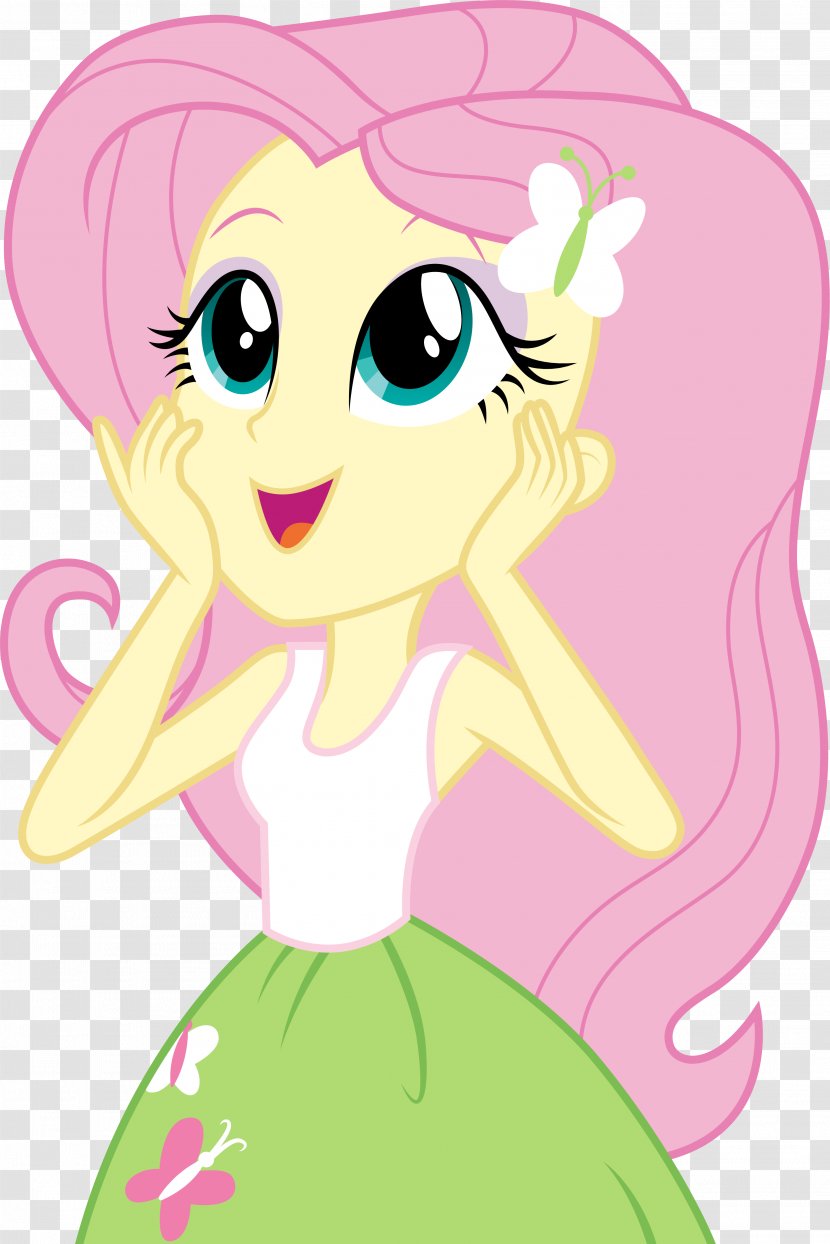 Fluttershy Applejack Twilight Sparkle Pinkie Pie Equestria - Girls Transparent PNG