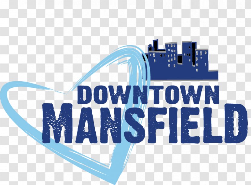 Downtown Mansfield, Inc. Brand Logo Blue Blog - Light - Mansfield District Transparent PNG