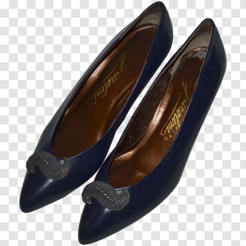 Slip-on Shoe Cobalt Blue High-heeled - Red Leather Wide Heel Shoes For Women Transparent PNG