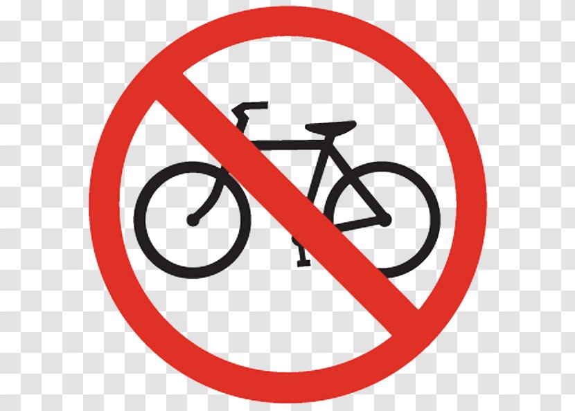 Traffic Sign Bicycle Warning Road - Driving - Bicycles Transparent PNG