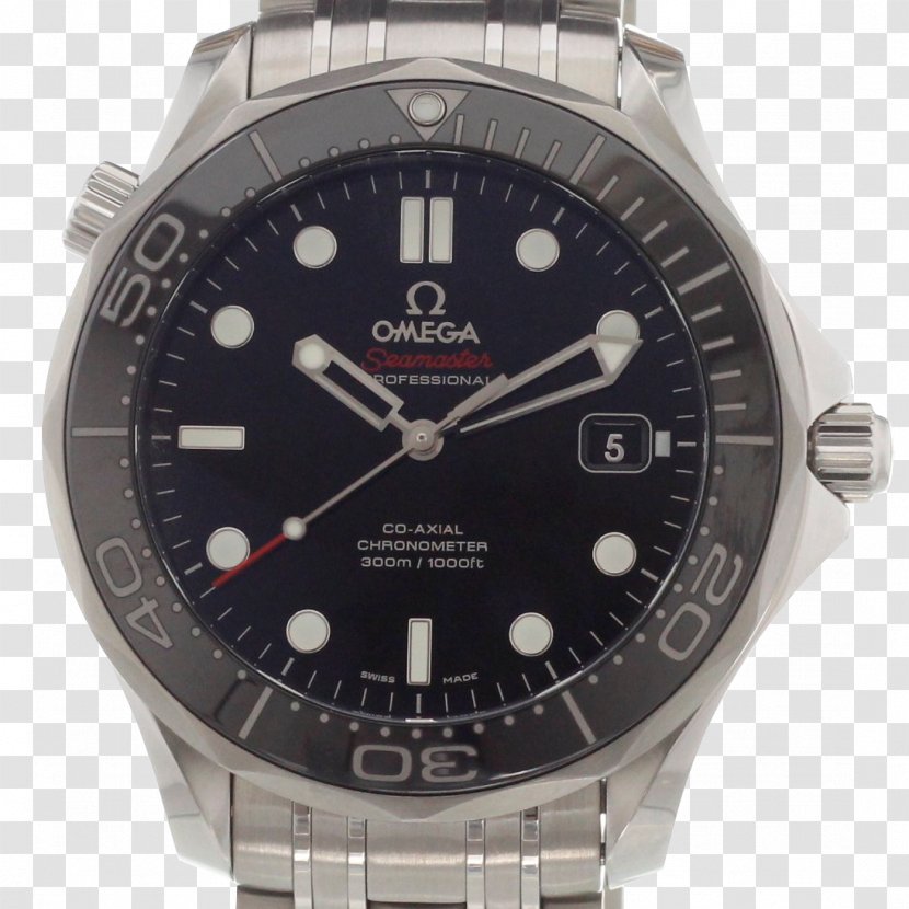 OMEGA Men's Seamaster Diver 300M Co-Axial Omega SA Coaxial Escapement Watch Speedmaster - Chronometer Transparent PNG
