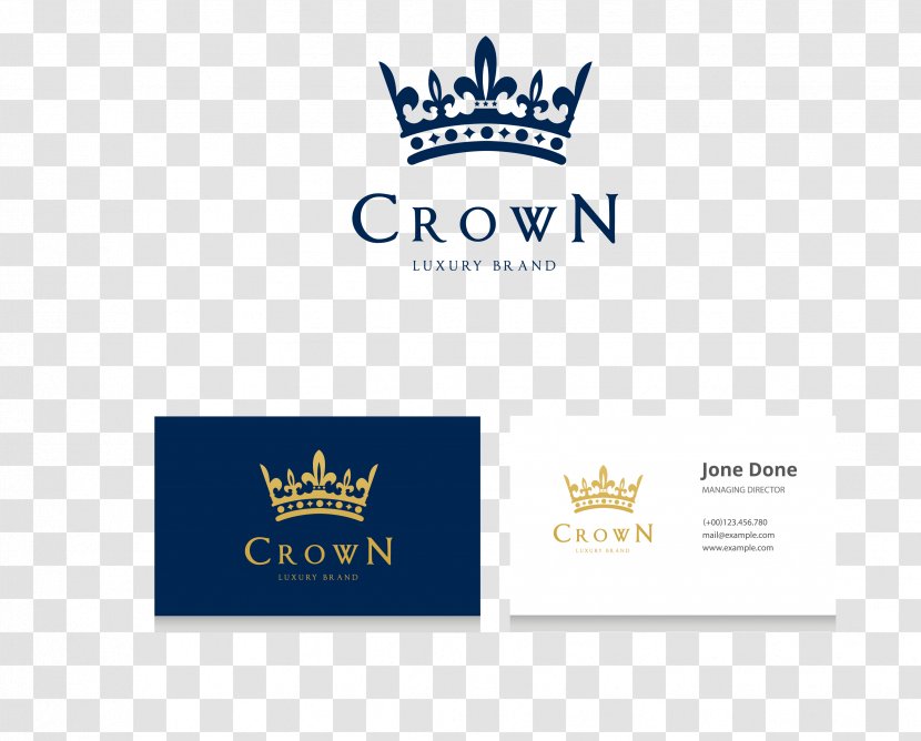 Logo Icon - Text - Crown Transparent PNG