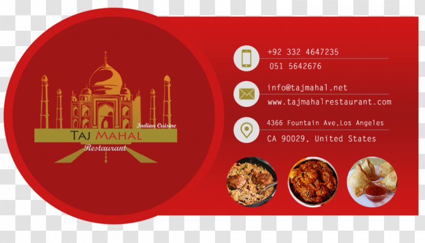 Business Card Design Cards Visiting Restaurant Indian Cuisine - Catering - Sushi Transparent PNG