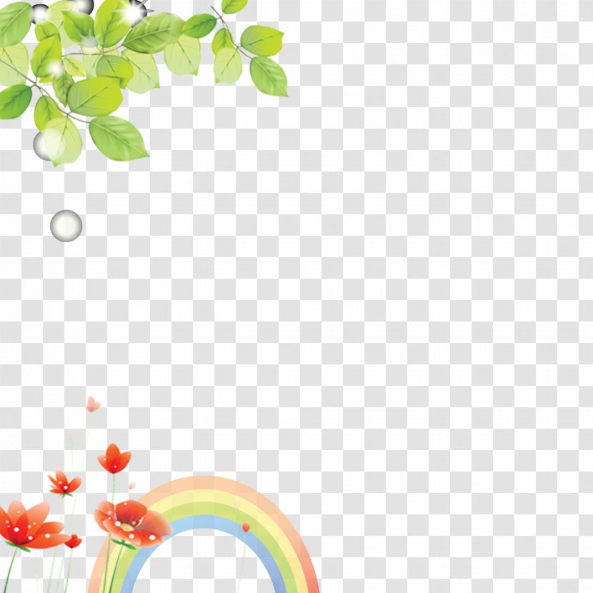 Rainbow Green - Petal Transparent PNG