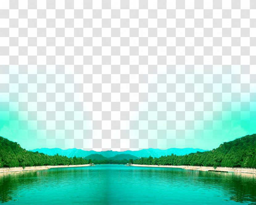 Download Google Images Resource - Landscape - Lake Scenery Transparent PNG