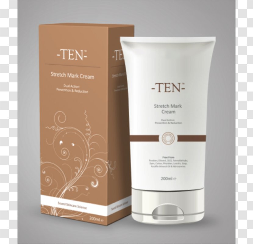 Cream Lotion Packaging And Labeling - Stretch Marks Transparent PNG