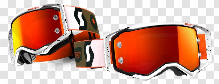 Goggles Scott Sports Motocross Downhill Mountain Biking Glasses - Bike Transparent PNG
