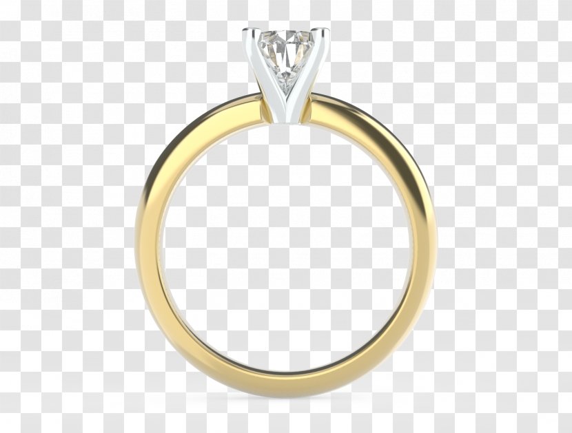 Wedding Ring Body Jewellery Diamond - Platinum Transparent PNG