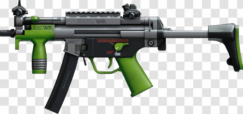 Heckler & Koch MP5K Air Gun Firearm - Flower - Weapon Transparent PNG