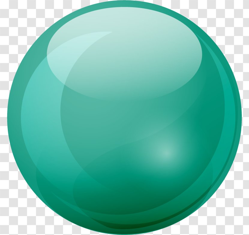 Transparent Marble Ball. - Green - Azure Transparent PNG