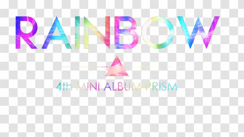 Logo Rainbow Prism Color Font - Text Transparent PNG