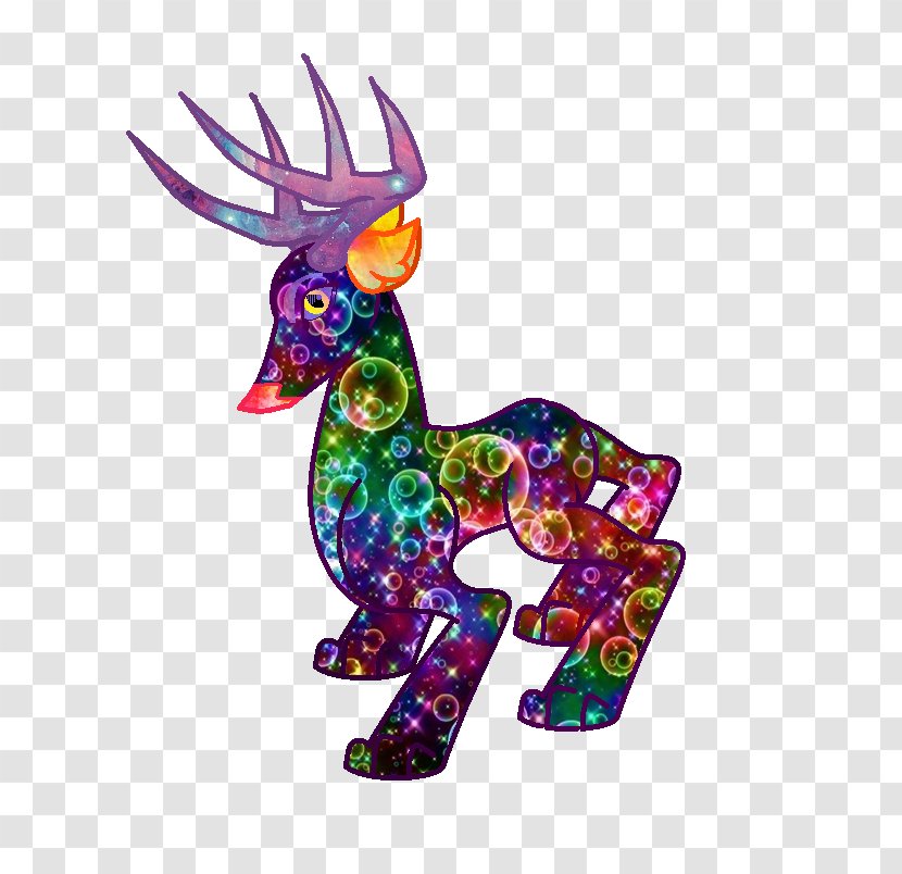 Giraffe Reindeer Antler Horse Clip Art - Magenta - For Get Me Not Transparent PNG