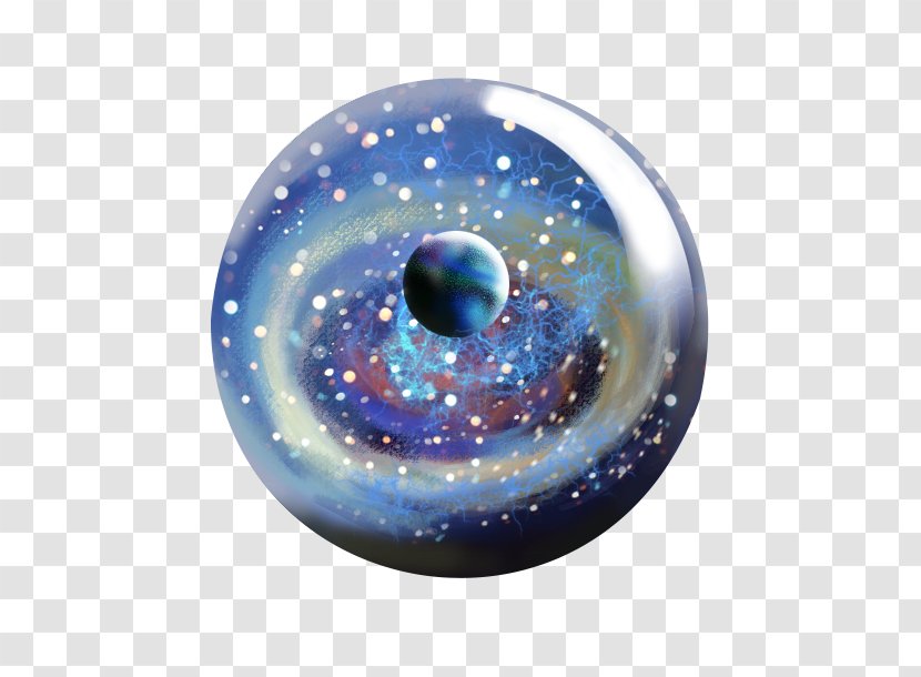 The Blue Marble Sphere Glass - Colored Marbles Transparent PNG