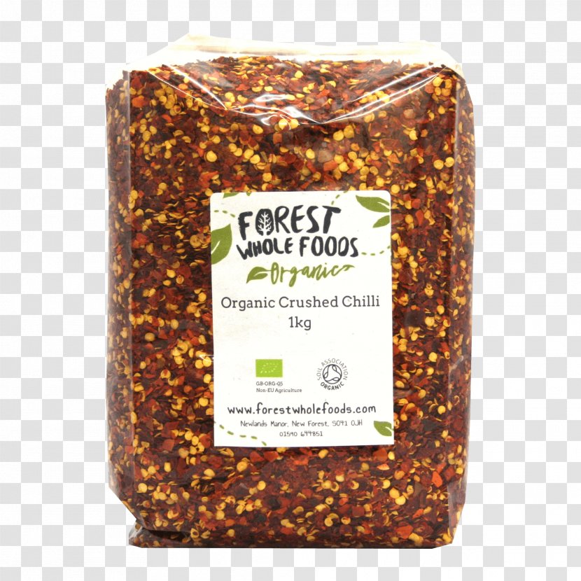 Organic Food Crushed Red Pepper Whole Dried Fruit Herb - Nut - Flour Transparent PNG