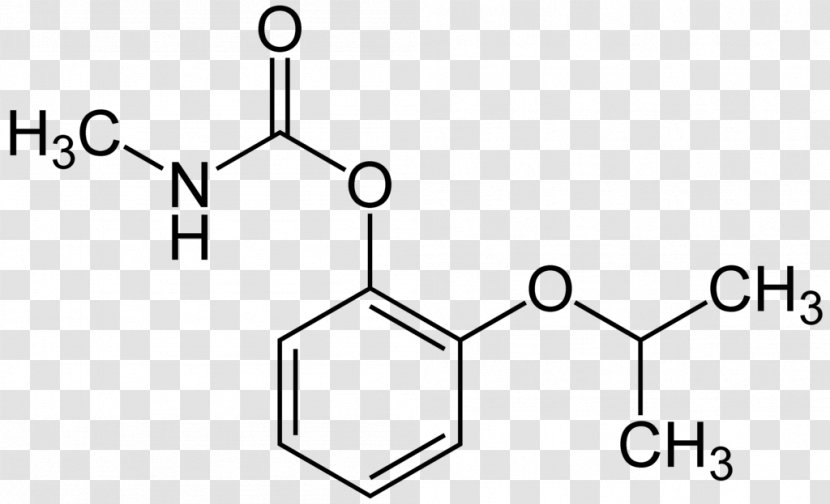 Structural Formula Propoxur Structure Chemistry Chemical Substance - Watercolor - Analog Transparent PNG