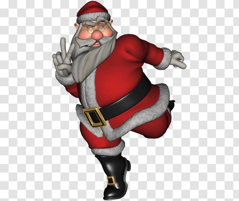 Cartoon Mascot - Santa Claus - Fictional Character Transparent PNG