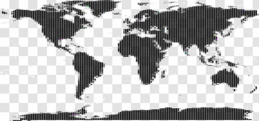 World Map Globe - Silhouette Transparent PNG