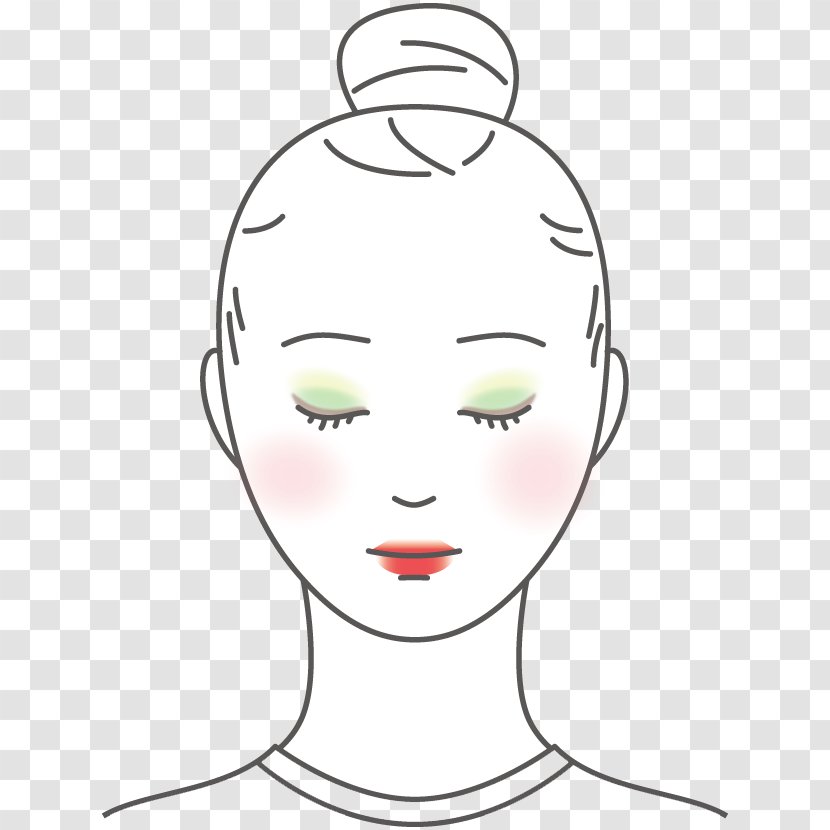 Eye Cheek Line Art Clip - Cartoon - The Fresh Beauty Transparent PNG