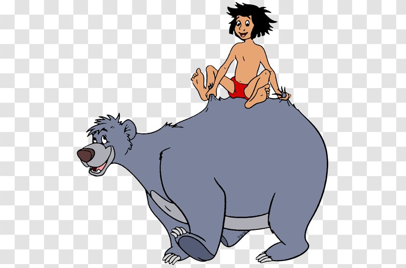 Bear Baloo Mowgli The Jungle Book King Louie - Art Transparent PNG