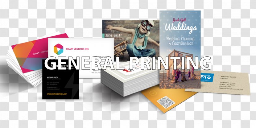 Digital Printing Variable Data Business Cards Offset - Printer Transparent PNG