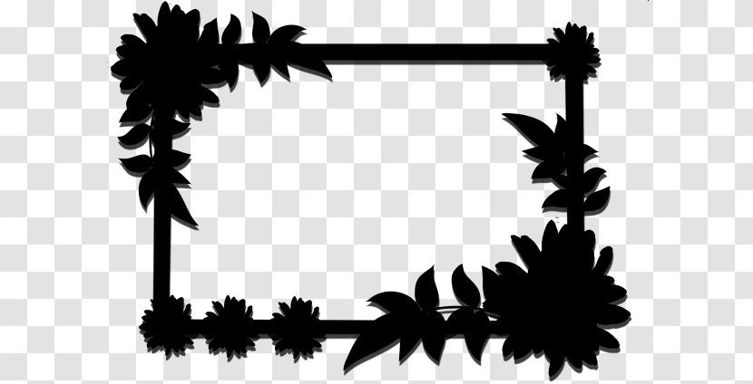 Clip Art Flowering Plant Silhouette Line Transparent PNG