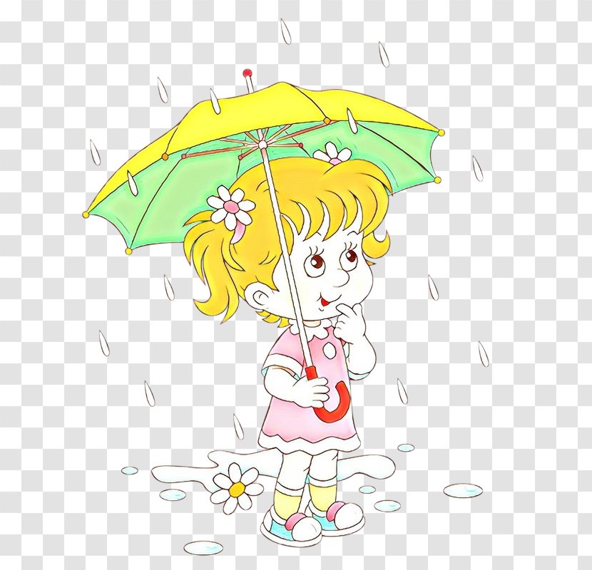 Clip Art Illustration Drawing Cartoon - Rain - Umbrella Transparent PNG