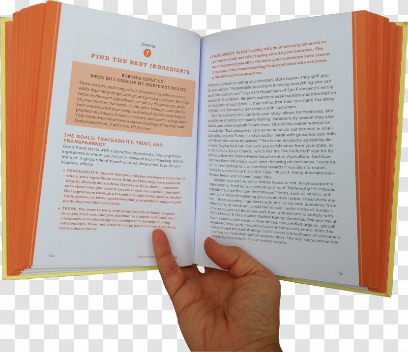 Good Food, Great Business: How To Take Your Artisan Food Idea From Concept Marketplace Book Paper Entrepreneurship Hamburger - Open Transparent PNG