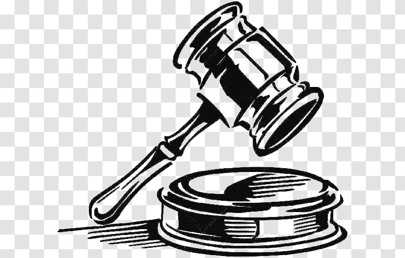 Gavel Clip Art Vector Graphics Judge Image - Lawyer Drawing Transparent PNG