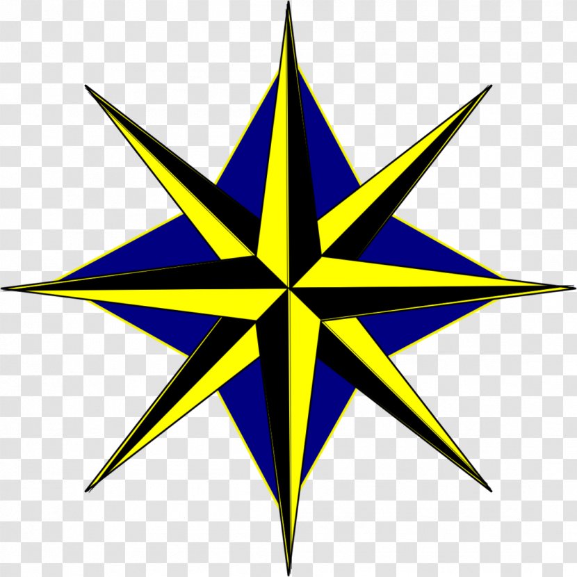 Compass Rose North Clip Art - Triangle Transparent PNG