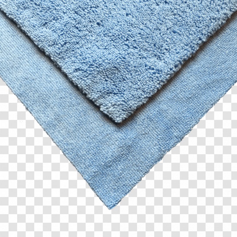 Towel Car Microfiber Auto Detailing Textile - Blue Transparent PNG