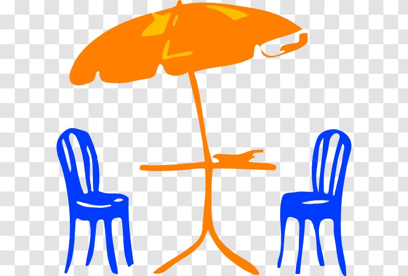 Garden Furniture Patio Chair Clip Art - Orange Table Cliparts Transparent PNG