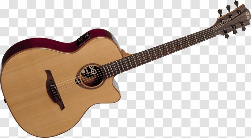 Dreadnought Lag Steel-string Acoustic Guitar - Silhouette - B Omer Transparent PNG