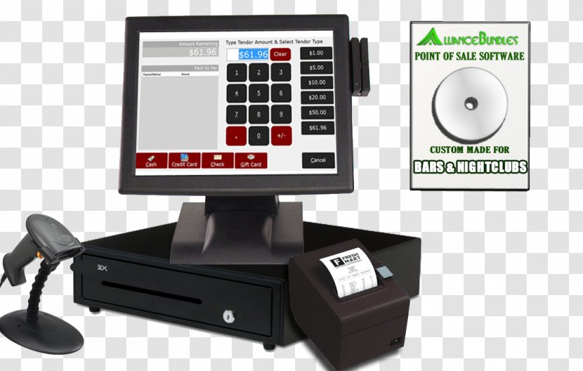 Point Of Sale Retail Cash Register System Sales - Cashier - Business Transparent PNG