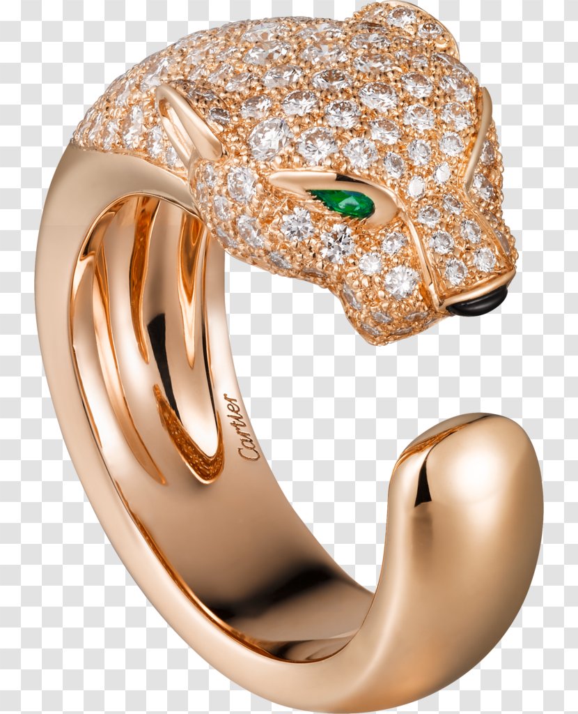 Cartier Ring Jewellery Diamond Gold - Brilliant Transparent PNG