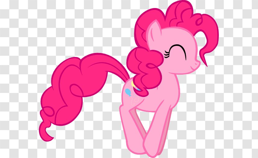 Pinkie Pie Rainbow Dash Rarity Applejack Twilight Sparkle - Heart Transparent PNG