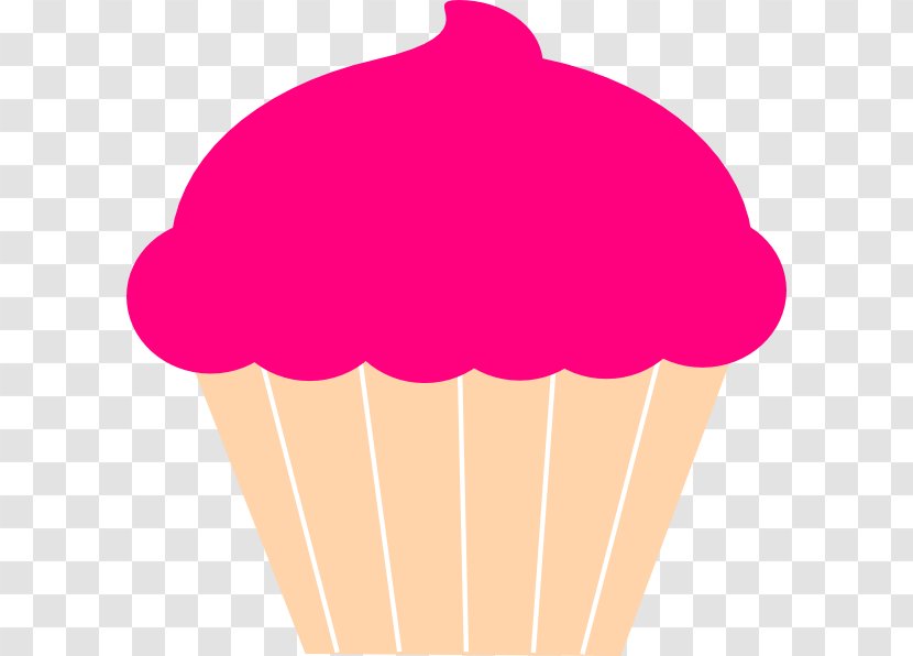 Cupcake Frosting & Icing Red Velvet Cake Muffin Clip Art - Baking Cup - Silhouette Transparent PNG