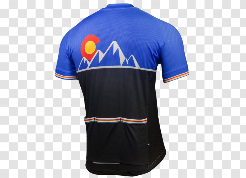 T-shirt Cycling Jersey Sports Fan - Blue Transparent PNG
