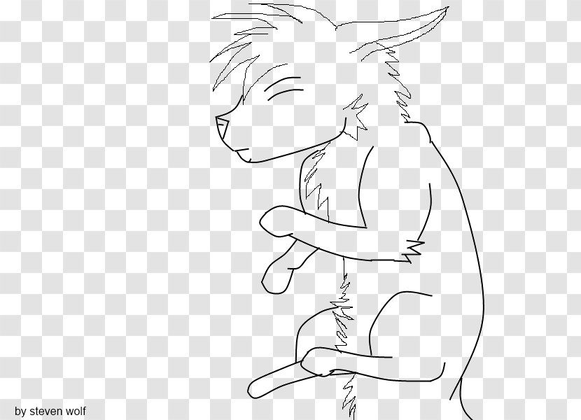 Sketch Illustration Drawing Line Art Human - Heart - Bloody Wolf Coloring Transparent PNG