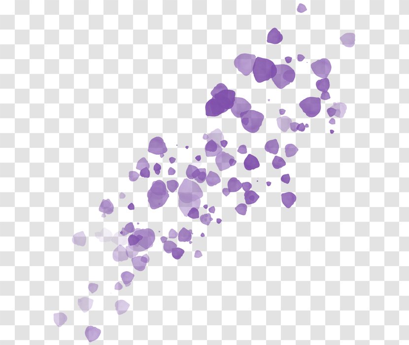 Petal Purple - Petalos Transparent PNG