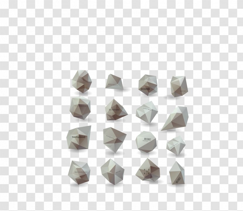 Polygon Shape Edge - Rhombus - Vector Gray Corner Diamond Transparent PNG