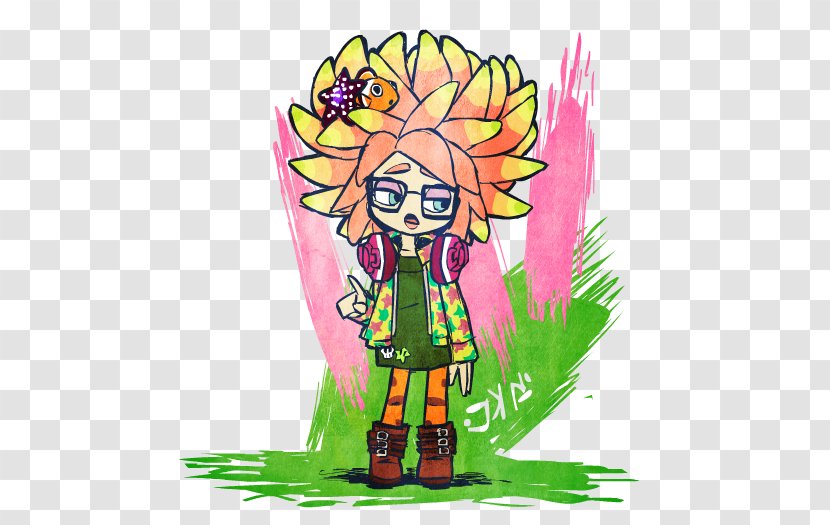 Splatoon Wii U YouTube Sea Anemone - Annie - Green Propaganda Transparent PNG