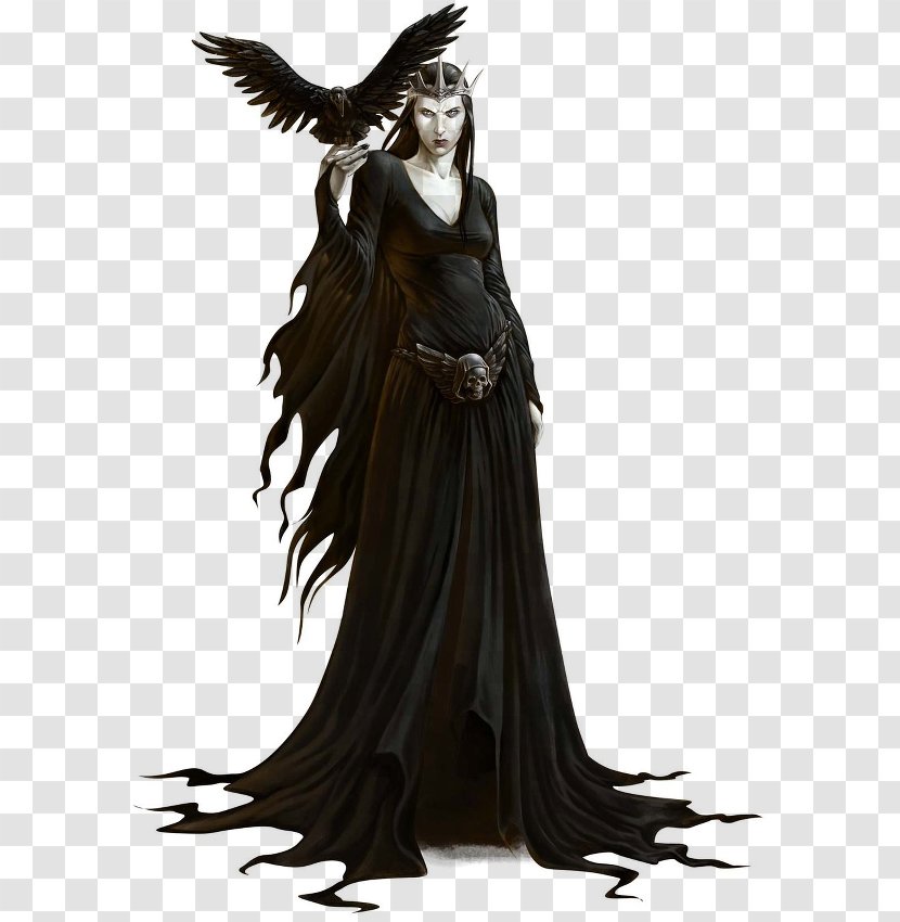 The Morrígan Queen Maleficent Common Raven - Fictional Character Transparent PNG