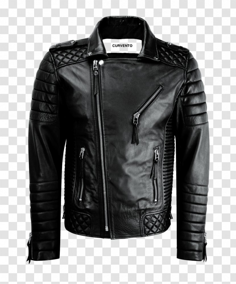 Leather Jacket Coat Sheepskin - Blazer Transparent PNG