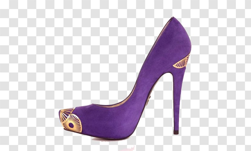 High-heeled Footwear Designer - Shoe - Qian Ma Can Lorenz Purple High Heels Transparent PNG