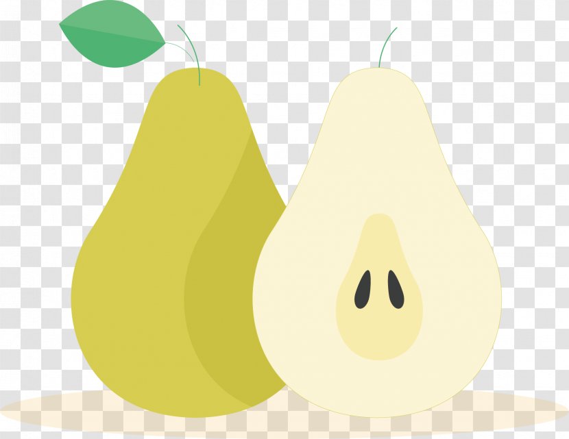 Pear Green Fruit - Vector Transparent PNG