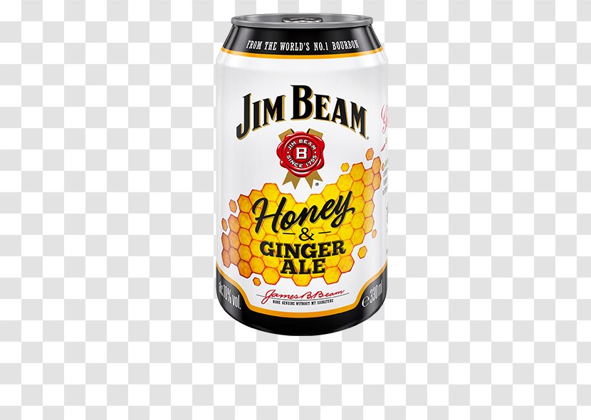 Bourbon Whiskey Ginger Ale Jim Beam Fizzy Drinks Transparent PNG