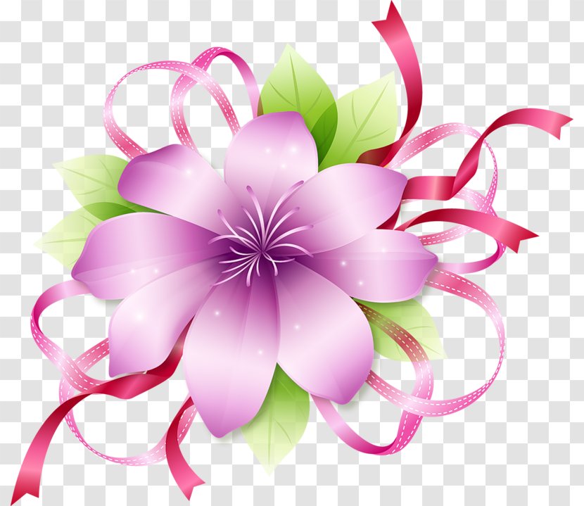 Pink Flowers Free Content Clip Art - Flower Cliparts Transparent PNG