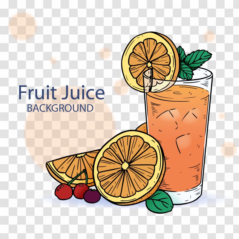 Orange Juice Cocktail Fruit - Summer Free Download Transparent PNG